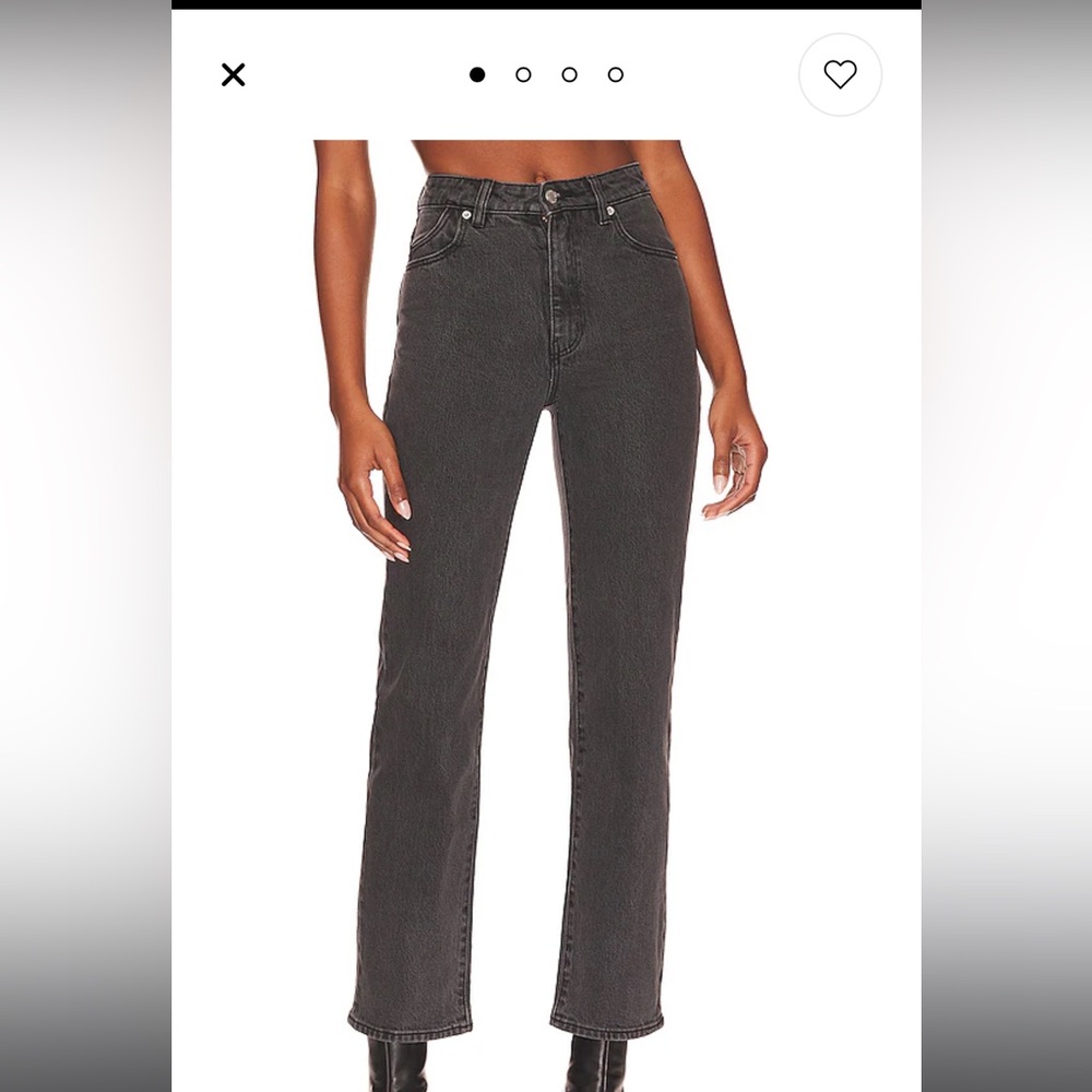 ROLLA’S Original High Rise Straight Jeans Black